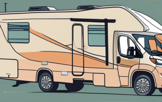 A motorhome with a ceramic coating