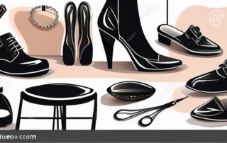 Various black objects