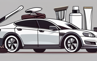 A car with a glossy finish