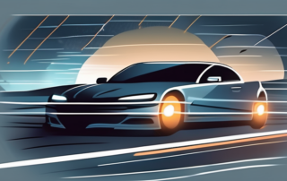 A pair of xenon headlights