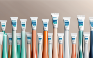 Several tubes of toothpaste
