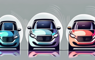 Several cars with a glossy and shiny finish