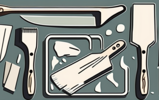 Various spatulas and putty knives