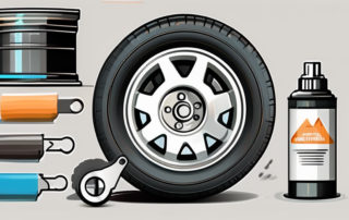 A set of alloy wheels