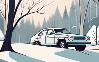 A car parked outside