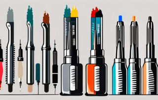 Several different types of paint pens