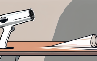 A roll of adhesive film