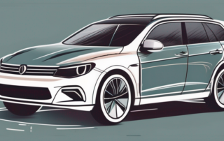 Three identical new cars