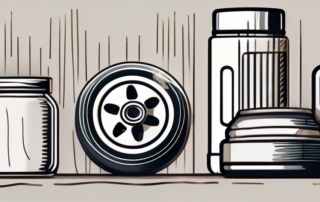 A few aluminum car wheels being cleaned with various household items like a toothbrush