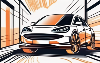 A car with a glossy finish