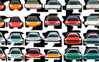 Several different cars