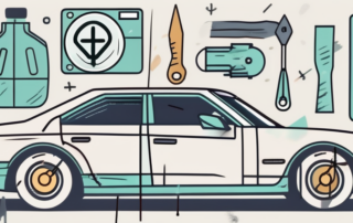 A car with visible scratches on its surface