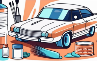 A car with a gleaming finish