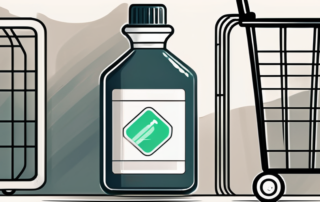 A bottle of isopropanol with a safety cap