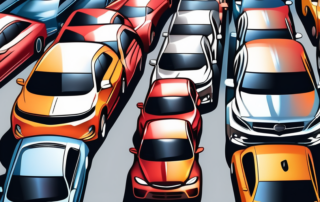 Various types of cars with different colors and finishes