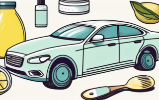Various natural cleaning materials such as lemon