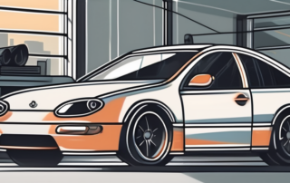 A car with tinted windows