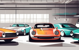 Several cars with different