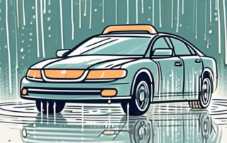 A car with a shining