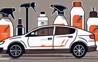 Several high-quality polishing cloths placed on a shiny