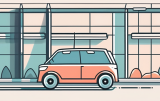 A car parked on the side of the road with its hood open