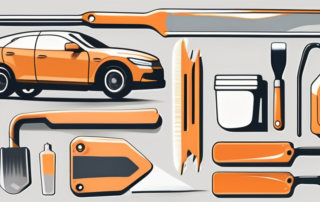 A set of fiberglass filler tools