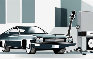 Various objects like a car