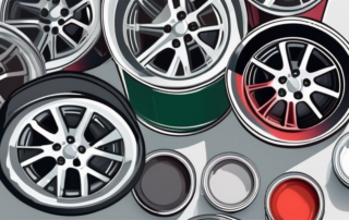 Various types of car rims