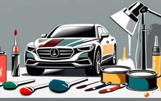 Different car paint colors and finishes