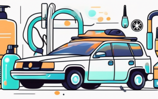 A car with its air conditioning system visible and highlighted