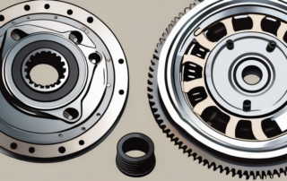 A car clutch system with its various components like clutch disc