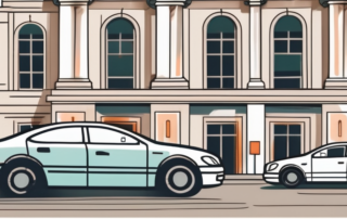 A car with sold tags on it