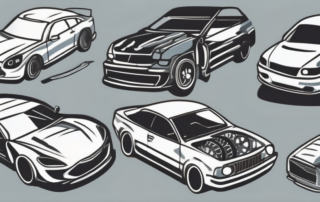 Various car parts such as brakes