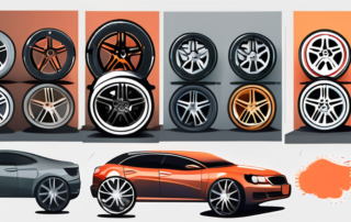 A set of car rims