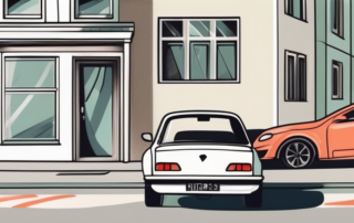 A german city street scene