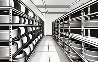 Alloy wheels undergoing the process of powder coating