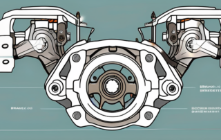 A brake caliper (bremssattel)