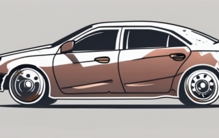 A car with visible signs of damage