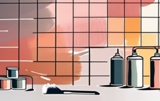 A variety of paint rollers