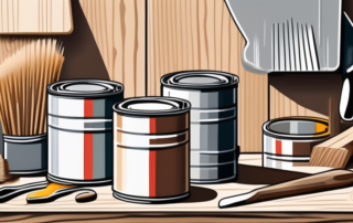 A variety of paint stripping tools and products