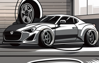 Black alloy wheels with a glossy finish