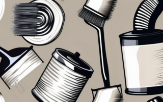 Various types of paint rollers