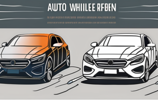 A car with a noticeable scratch being repaired using an auto touch-up paint pen