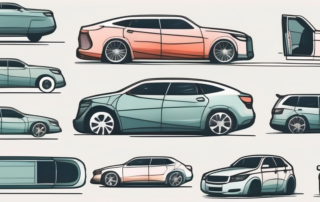 Various car body parts such as doors