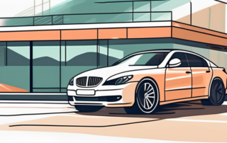 A car with tinted windows