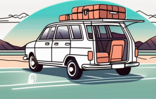 A car packed with luggage and travel essentials
