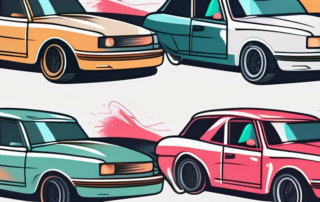 Various types of spray paint cans with different colors