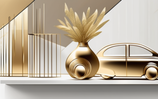 A variety of objects like a car