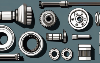 Various car parts such as brakes