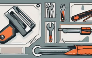 Various tools like a wrench